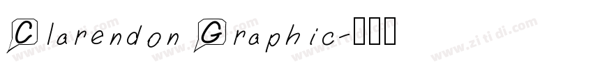 Clarendon Graphic字体转换
